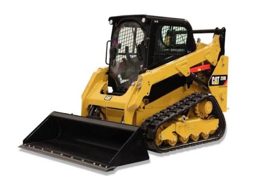 Chargeur compact sur chenilles Caterpillar 259D en location avec opérateur