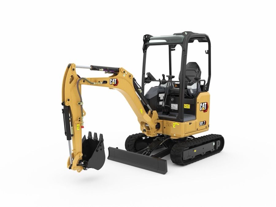 Mini-excavatrice Caterpillar 301,7 de 1,7 tonne en location avec opérateur